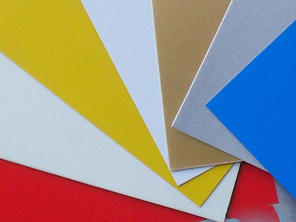 Heat reflective color coated aluminum sheet