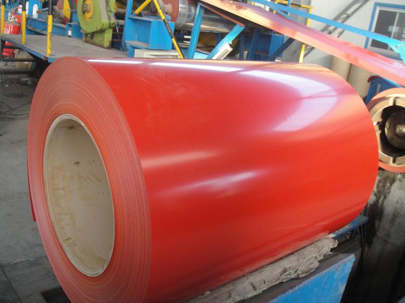 Super-wide color coated aluminum coil