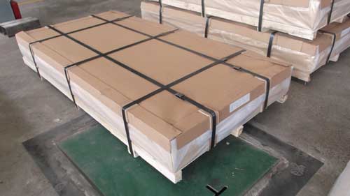 Aluminium radiant heat transfer plates