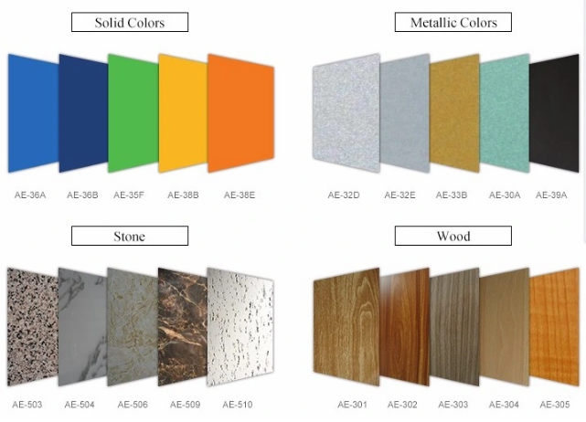 Building facades aluminum solid panel