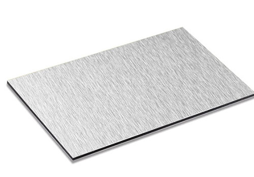 Brushed aluminum sheet