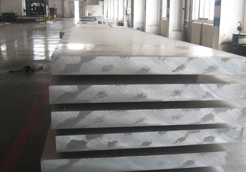 Extruded aluminum plate